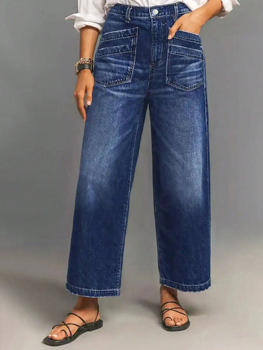 Chic Women's Wide Leg Jeans