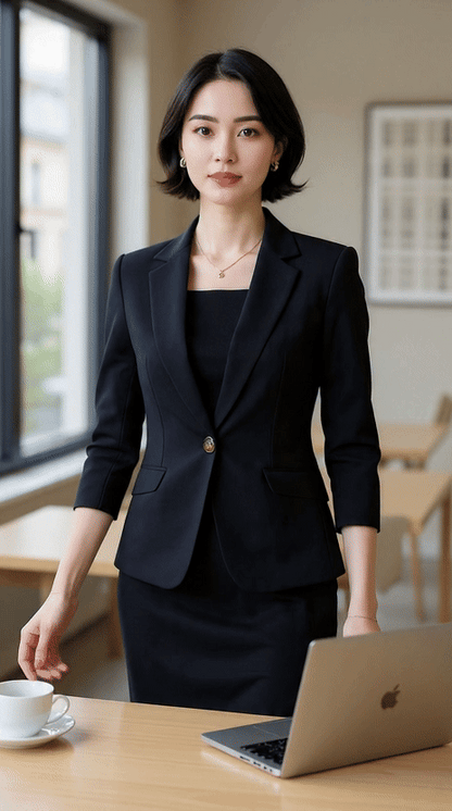 Ensemble Tailleur Femme Noir