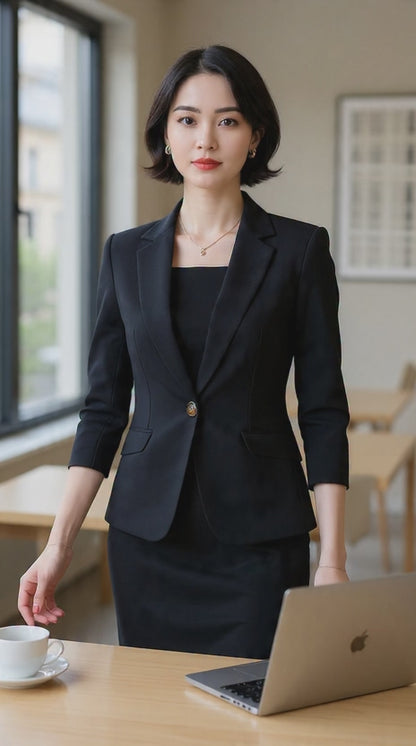 Ensemble Tailleur Femme Noir