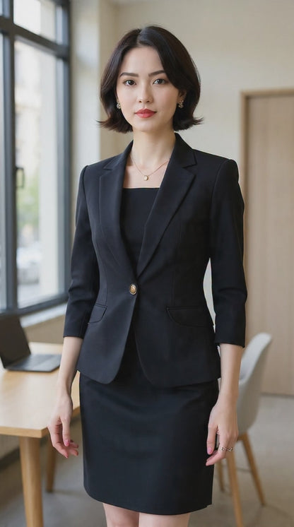 Ensemble Tailleur Femme Noir